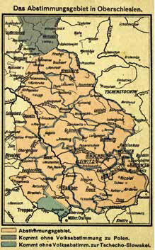 Karte des Abstimmungsgebiet Oberschlesien von 1921: Das Leben zur Hölle gemacht