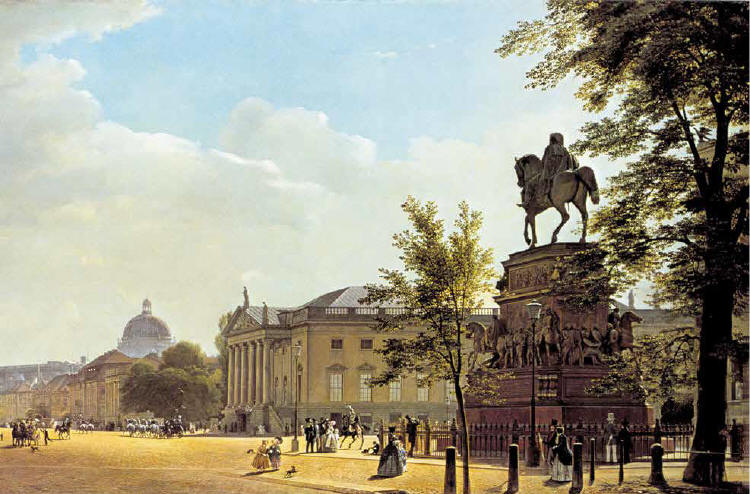 Zeitlose Pracht: Das Gemälde „Unter den Linden mit Denkmal Friedrichs II.“ von Eduard Gaertner (1852/1853)